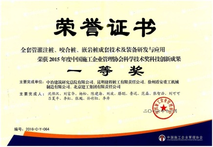 中國施工企業管理協會科學技術獎科技創新成...(1)