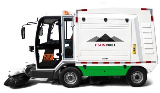 易山重工ESN S2000-LK純電動清掃車清掃機掃路機掃路車高清圖 - 外觀