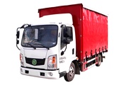 森源重工 SMQ5041XXYBEV 型纯电动侧布帘式运输车