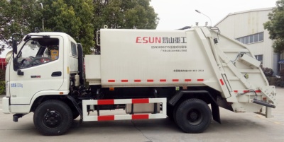 易山重工ESN5080ZYS8吨压缩式垃圾车（可出租）高清图 - 外观