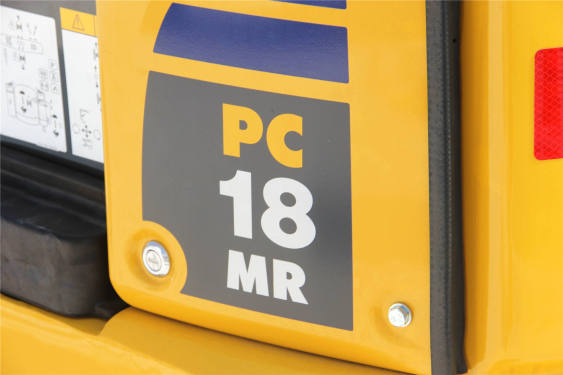 小松PC18MR-3液压挖掘机高清图 - 外观