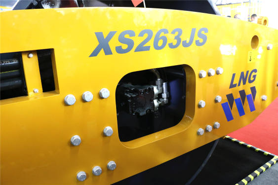 徐工XS263JS单钢轮压路机高清图 - 外观