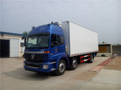 程力 箱長(zhǎng)9.45米 歐曼前四后四冷冷藏車