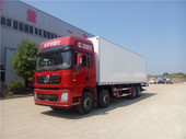 程力 箱長(zhǎng)9.5米 陜汽德龍前四后八冷藏車