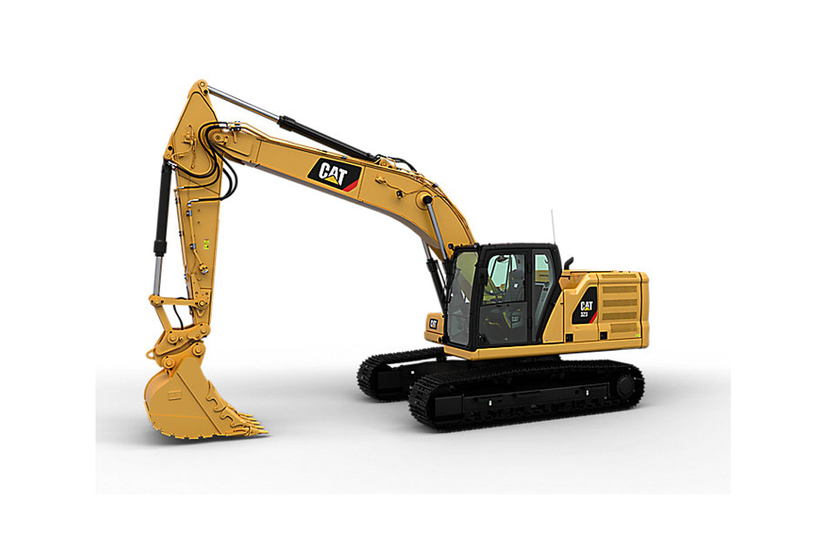 卡特彼勒新一代Cat®323液压挖掘机高清图 - 外观