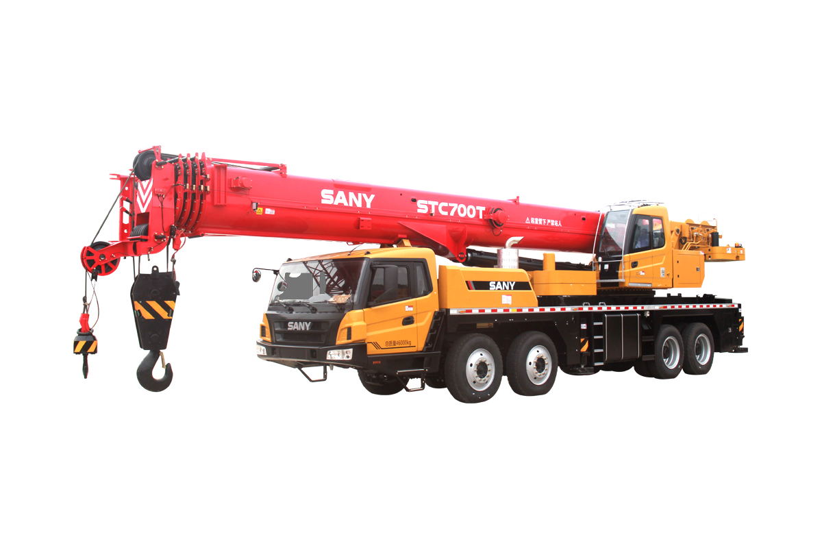 「三一重工汽车起重机」三一重工 STC700T 汽车起重机参数配置