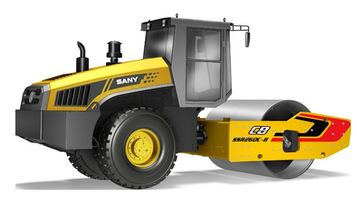 三一重工SSR260C-8双驱单钢轮压路机高清图 - 外观