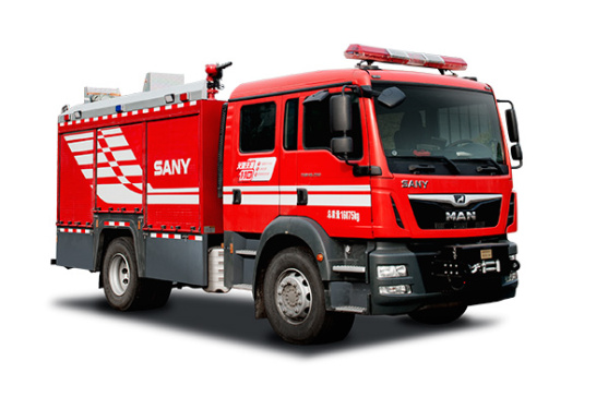 三一重工SYM5170GXFAP40壓縮空氣泡沫消防車高清圖 - 外觀