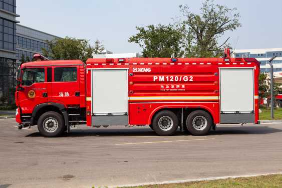 徐工PM120G2泡沫消防車高清圖 - 外觀