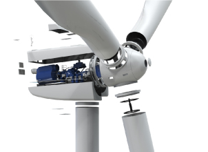 三一重工SE156504.X 中高风速风力发电机组高清图 - 外观