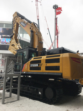 三一重工SY550H大型挖掘机高清图 - 2020宝马展实拍