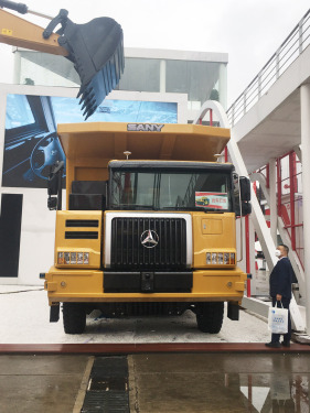 三一重工SKT90E純電動寬體自卸車高清圖 - 2020寶馬展實拍