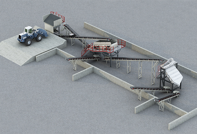 南方路機PSL-3瀝青混凝土回收料篩分設備高清圖 - 外觀