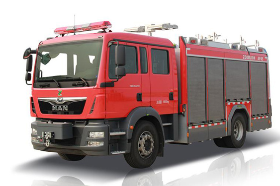 中聯重科ZLF5160GXFAP45城市主戰消防車高清圖 - 外觀