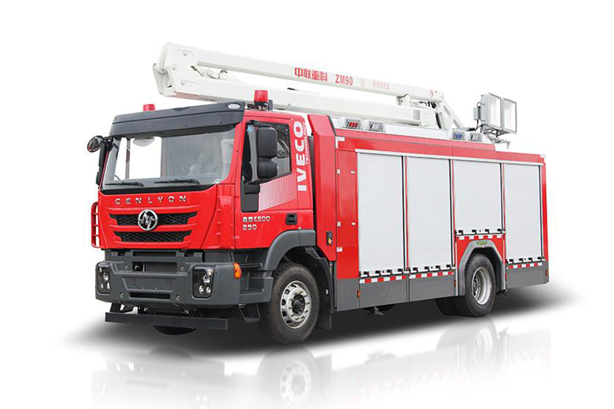 中联重科ZLF5141TXFZM90照明消防车高清图 - 外观