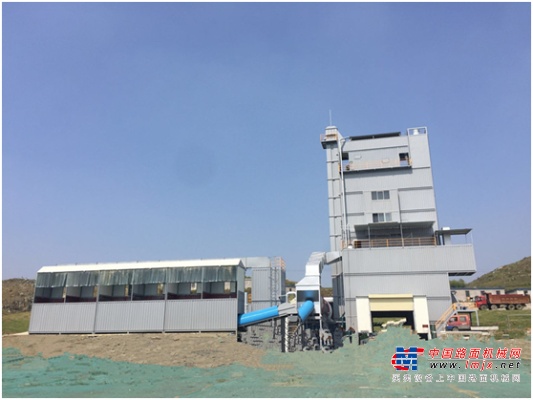 镇江阿伦AHB 4000集装箱环保型沥青混凝土搅拌设备