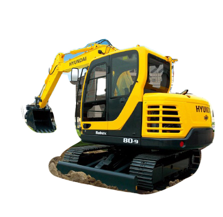 現代重工R80-9挖掘機高清圖 - 外觀