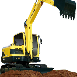 现代重工R60-9挖掘机高清图 - 外观