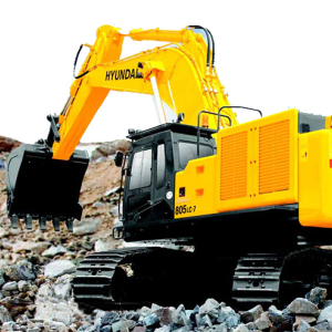 现代重工R805LC-7挖掘机高清图 - 外观