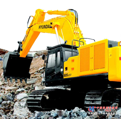 現代重工R805LC-7挖掘機
