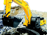 现代重工R505LC-7挖掘机高清图 - 外观