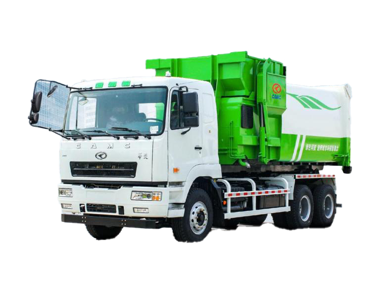 华菱星马XMYS15A1拉臂式垃圾车专用箱高清图 - 外观