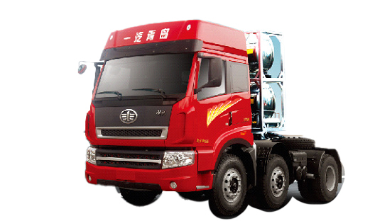 青岛解放新大威 LNG 6×2牵引车（轻量化）高清图 - 外观