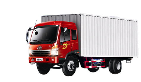 青岛解放赛龙LNG4×2厢式载货车（城际物流）