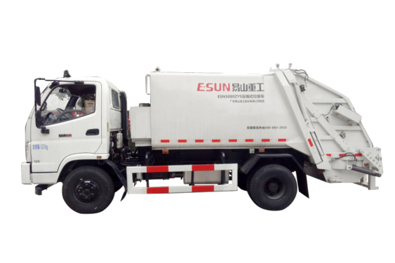 易山重工ESN5080ZYS8吨压缩式垃圾车（可出租）高清图 - 外观