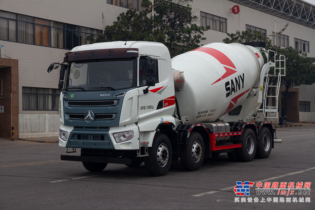 三一重工SY412C-8S(Ⅴ)-D混凝土攪拌運輸車高清圖 - 外觀