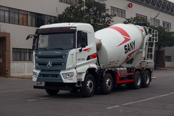 三一重工SY412C-8S(Ⅴ)-D混凝土攪拌運輸車高清圖 - 外觀