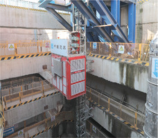 江汉建机SC100X特种（多领域）下行施工升降机高清图 - 外观