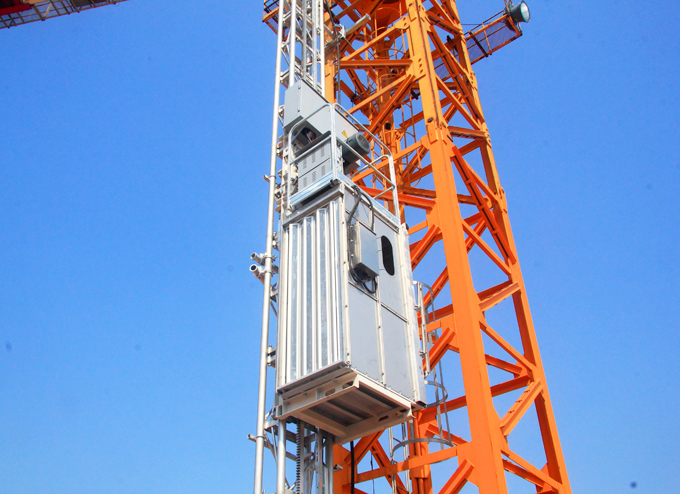 江汉建机SC40特种（多领域）登高梯施工升降机高清图 - 外观