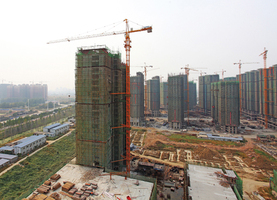 江汉建机TC6010F-6塔式起重机高清图 - 外观