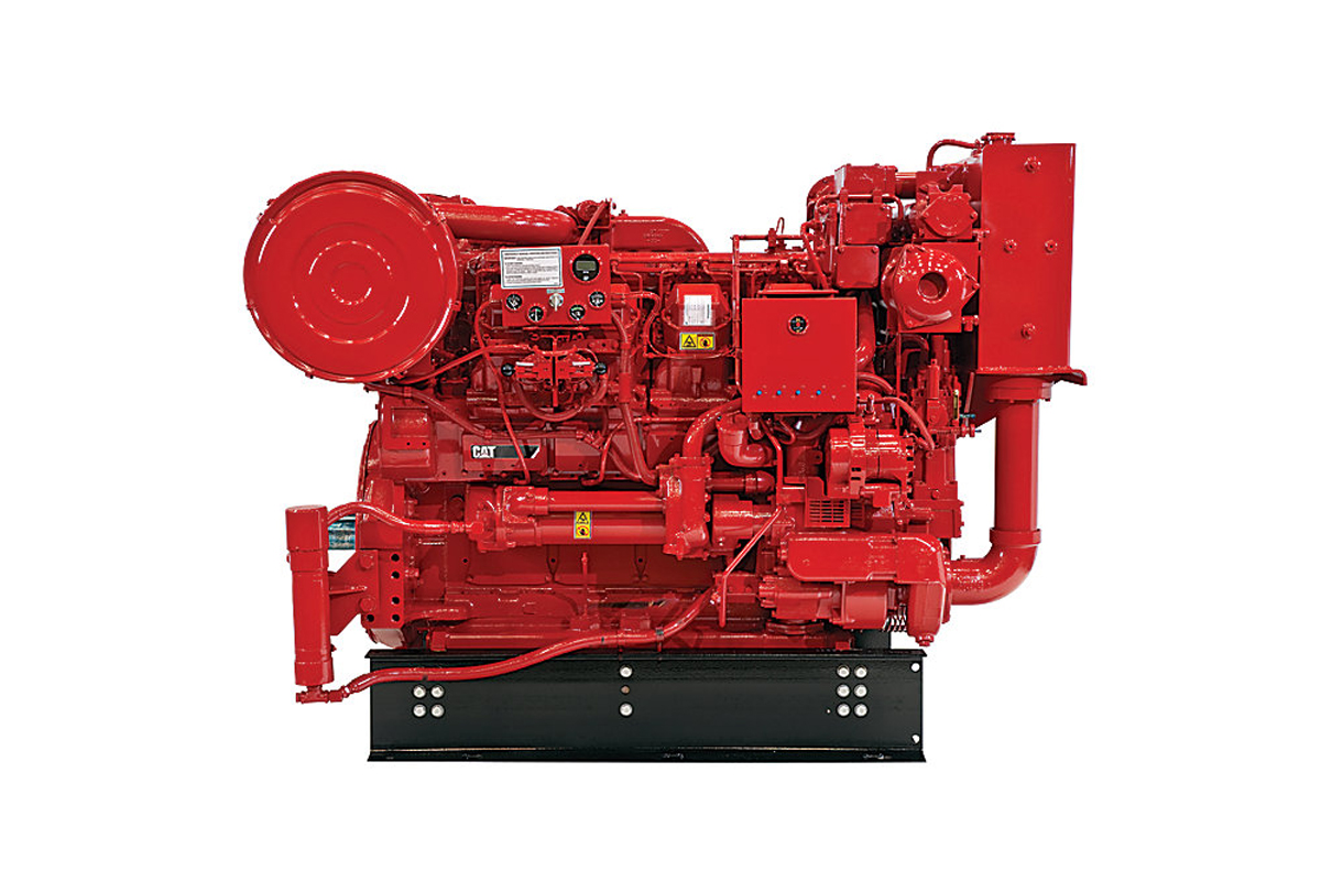 卡特彼勒3508消防泵柴油發動機高清圖 - 外觀