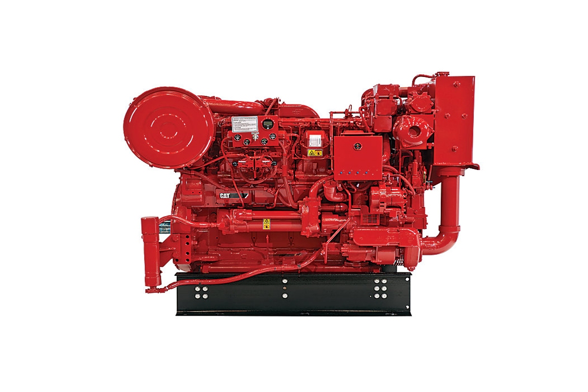 卡特彼勒3512消防泵柴油發動機高清圖 - 外觀