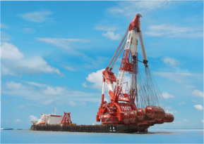 振华 “蓝鲸”7500吨 起重船