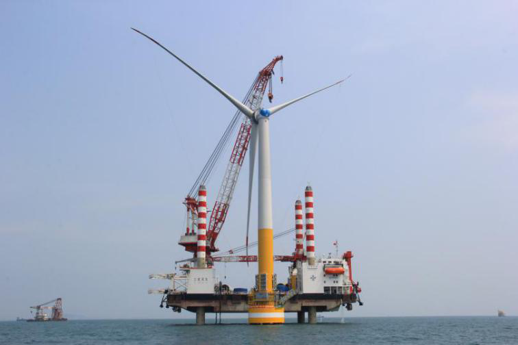 振華“三航風華”1000噸風電安裝平台高清圖 - 外觀