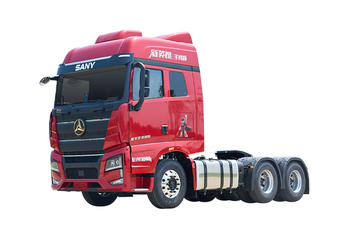 三一重工 HQC42503S1S13F 新英雄565干线版牵引车高清图 - 外观