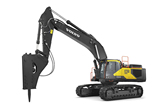 沃尔沃EC550 HAMMER大型履带式挖掘机(破碎锤版) 