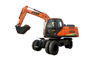 迪萬(wàn)倫 DX150WE 國(guó)四輪式挖掘機(jī)
