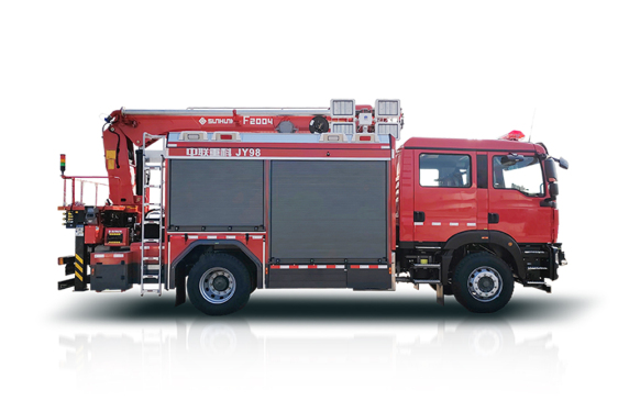 中聯重科 ZLF5152TXFJY98 搶險救援消防車高清圖 - 外觀