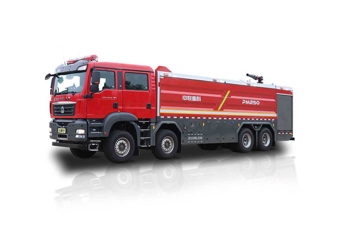 中联重科 ZLF5435GXFPM250 泡沫/水罐消防车高清图 - 外观