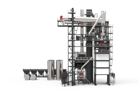 铁拓机械 TS5030 一体式沥青厂拌热再生设备高清图 - 外观