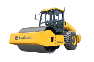柳工CLG6620E双驱全液压单钢轮压路机高清图 - 外观