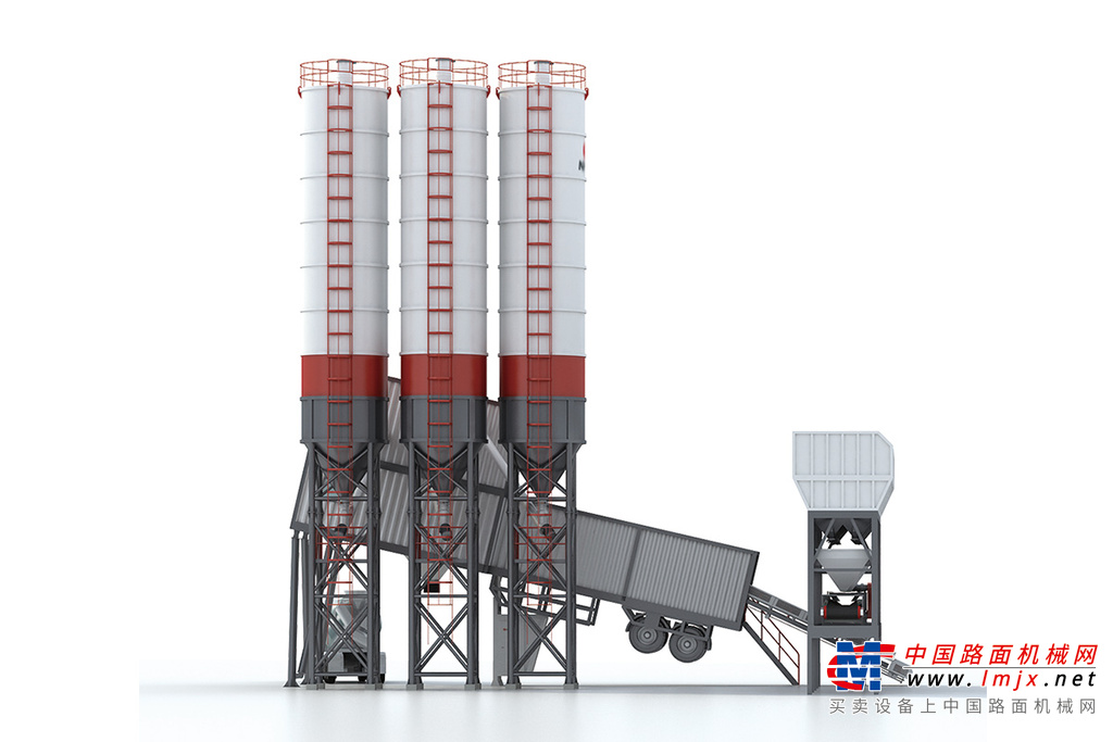 南方路机 HZSY100M HZSY全环保式移动混凝土搅拌站高清图 - 外观