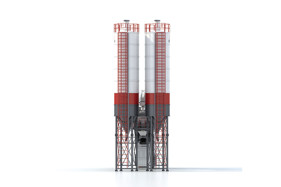 南方路機 HZSY100R HZS(N)Y一體移動式混凝土攪拌站高清圖 - 外觀