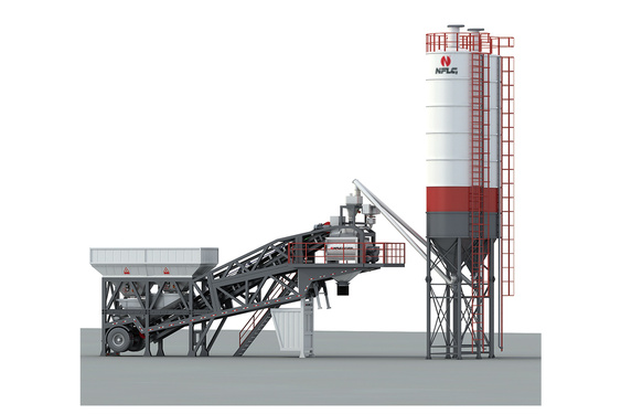 南方路機 HZSY50R HZS(N)Y一體移動式混凝土攪拌站高清圖 - 外觀