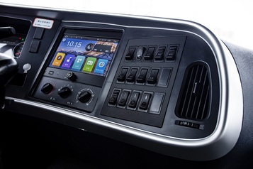 三一重工 SYM3310ZZX1F 一号工程-8×4城建渣土自卸车高清图 - 驾驶室