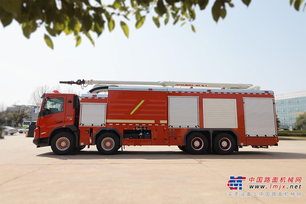 中联重科 ZLF5380JXFJP21型 举高喷射消防车高清图 - 外观